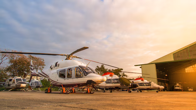 Private helicopter charter service
