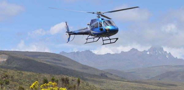 Helicopter aerial tours and executive travel
